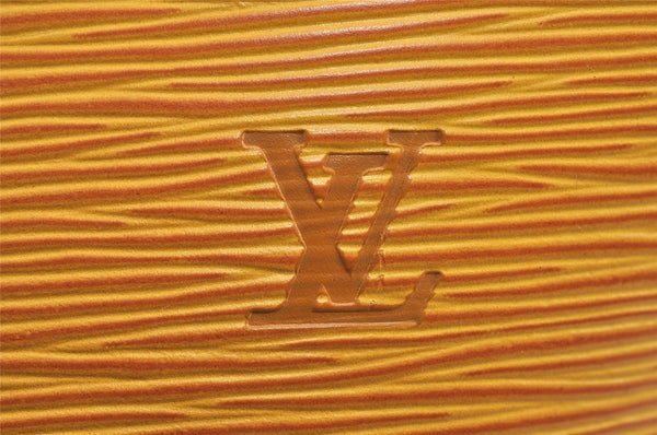 Authentic Louis Vuitton Epi Saint Jacques Hand Bag Yellow M52279 LV 4566J
