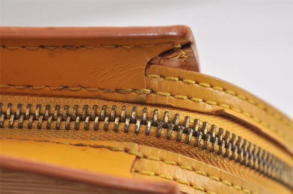 Authentic Louis Vuitton Epi Saint Jacques Hand Bag Yellow M52279 LV 4566J