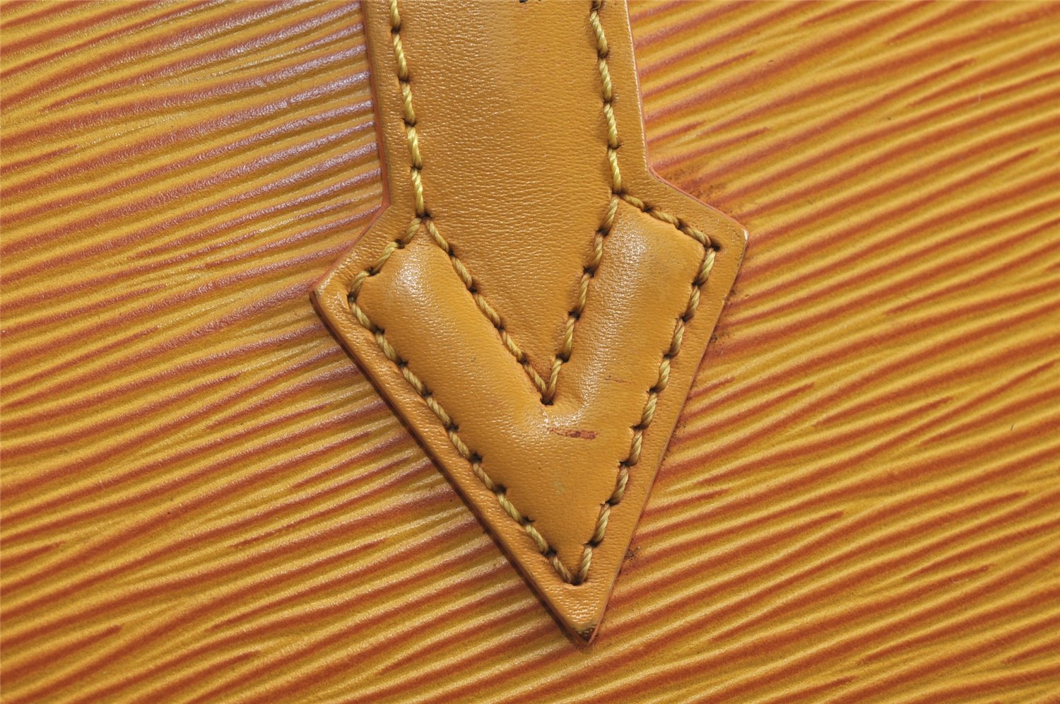 Authentic Louis Vuitton Epi Saint Jacques Hand Bag Yellow M52279 LV 4566J