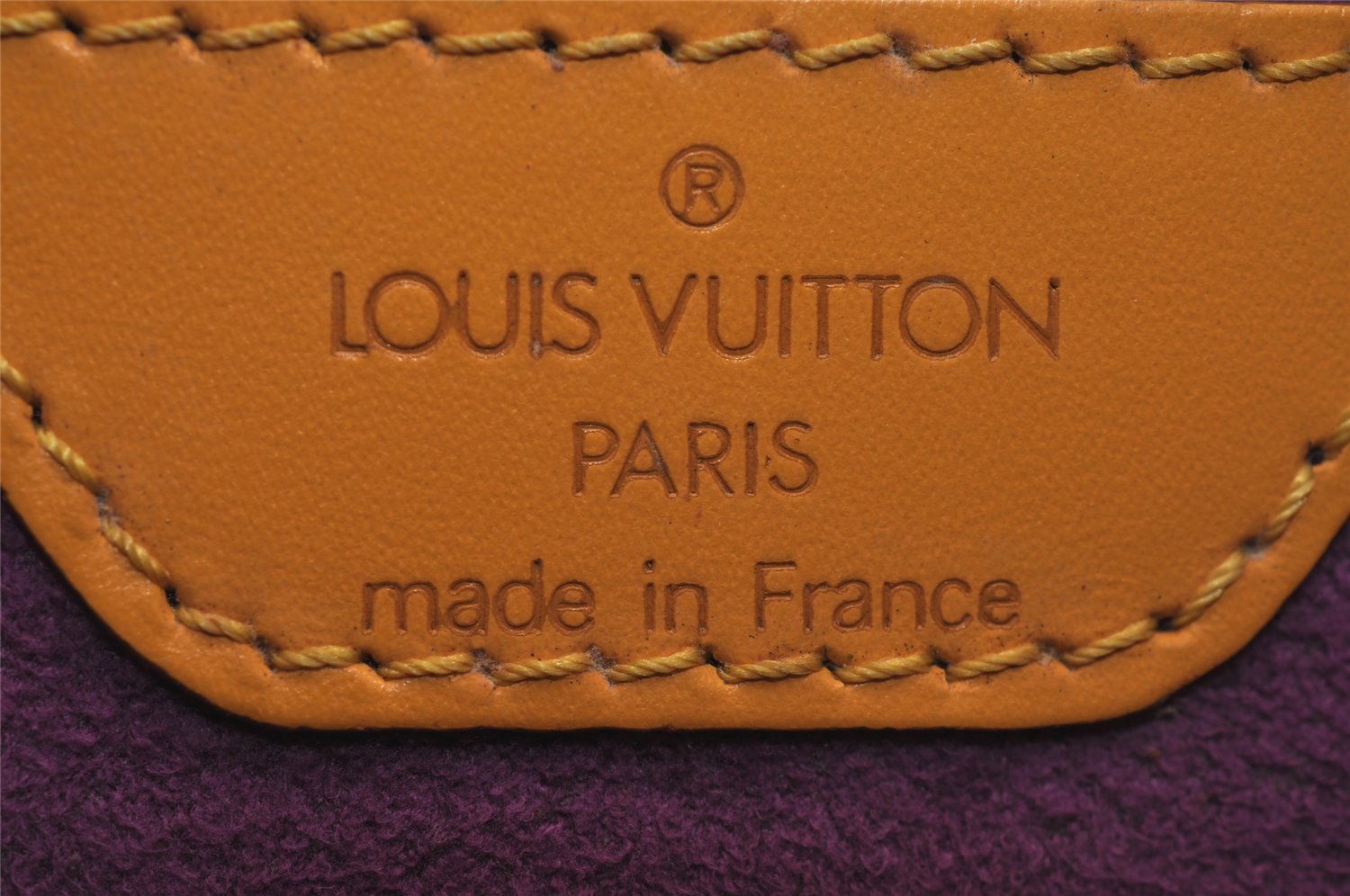 Authentic Louis Vuitton Epi Saint Jacques Hand Bag Yellow M52279 LV 4566J