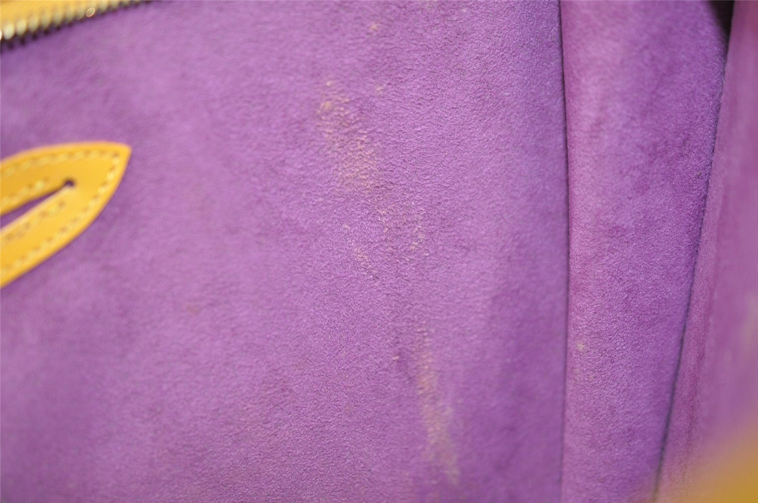 Authentic Louis Vuitton Epi Saint Jacques Hand Bag Yellow M52279 LV 4566J