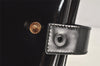 Authentic GUCCI Bamboo Vintage Shoulder Hand Bag Enamel Black Junk 4566K