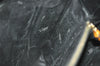 Authentic GUCCI Bamboo Vintage Shoulder Hand Bag Enamel Black Junk 4566K