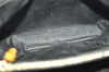 Authentic GUCCI Bamboo Vintage Shoulder Hand Bag Enamel Black Junk 4566K