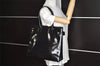 Authentic GUCCI Bamboo Vintage Shoulder Hand Bag Enamel Black Junk 4566K