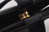 Authentic Salvatore Ferragamo Vara Shoulder Tote Bag Leather Black SF 4567I