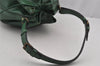 Authentic Louis Vuitton Epi Noe Shoulder Drawstring Bag Green M44004 LV 4567J