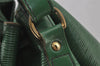 Authentic Louis Vuitton Epi Noe Shoulder Drawstring Bag Green M44004 LV 4567J