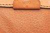 Authentic CELINE Macadam Blason Pattern Clutch Hand Bag PVC Leather Brown 4567K