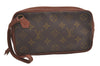 Auth Louis Vuitton Monogram Pochette Sport PM Clutch Hand Bag Old Model LV 4568J