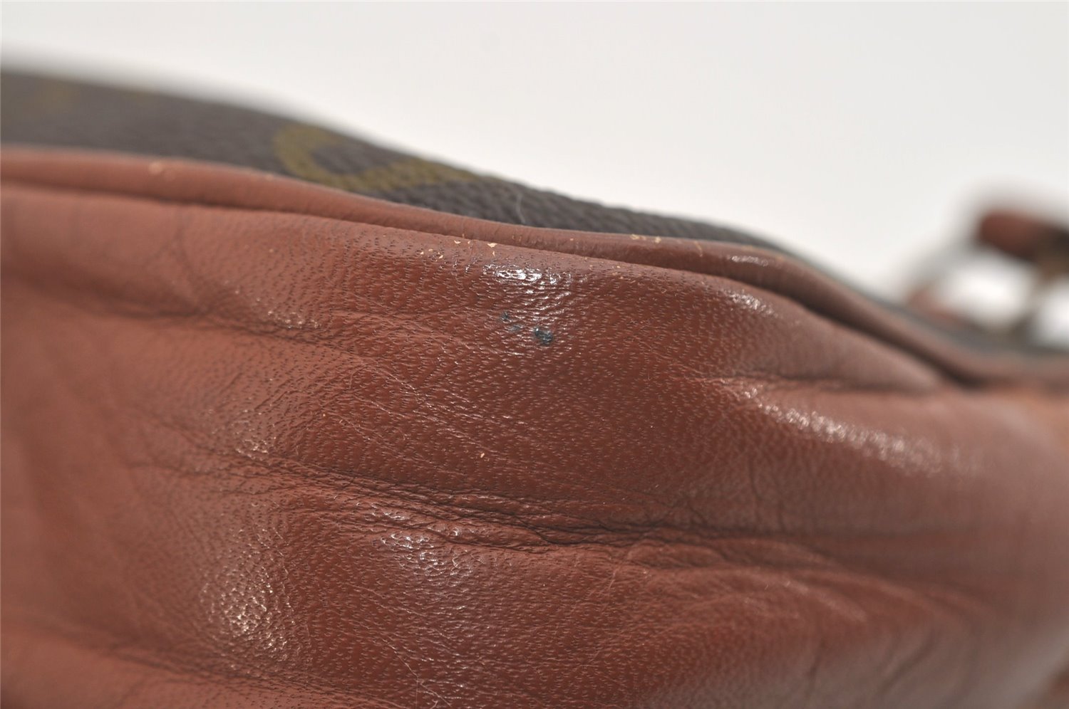 Auth Louis Vuitton Monogram Pochette Sport PM Clutch Hand Bag Old Model LV 4568J