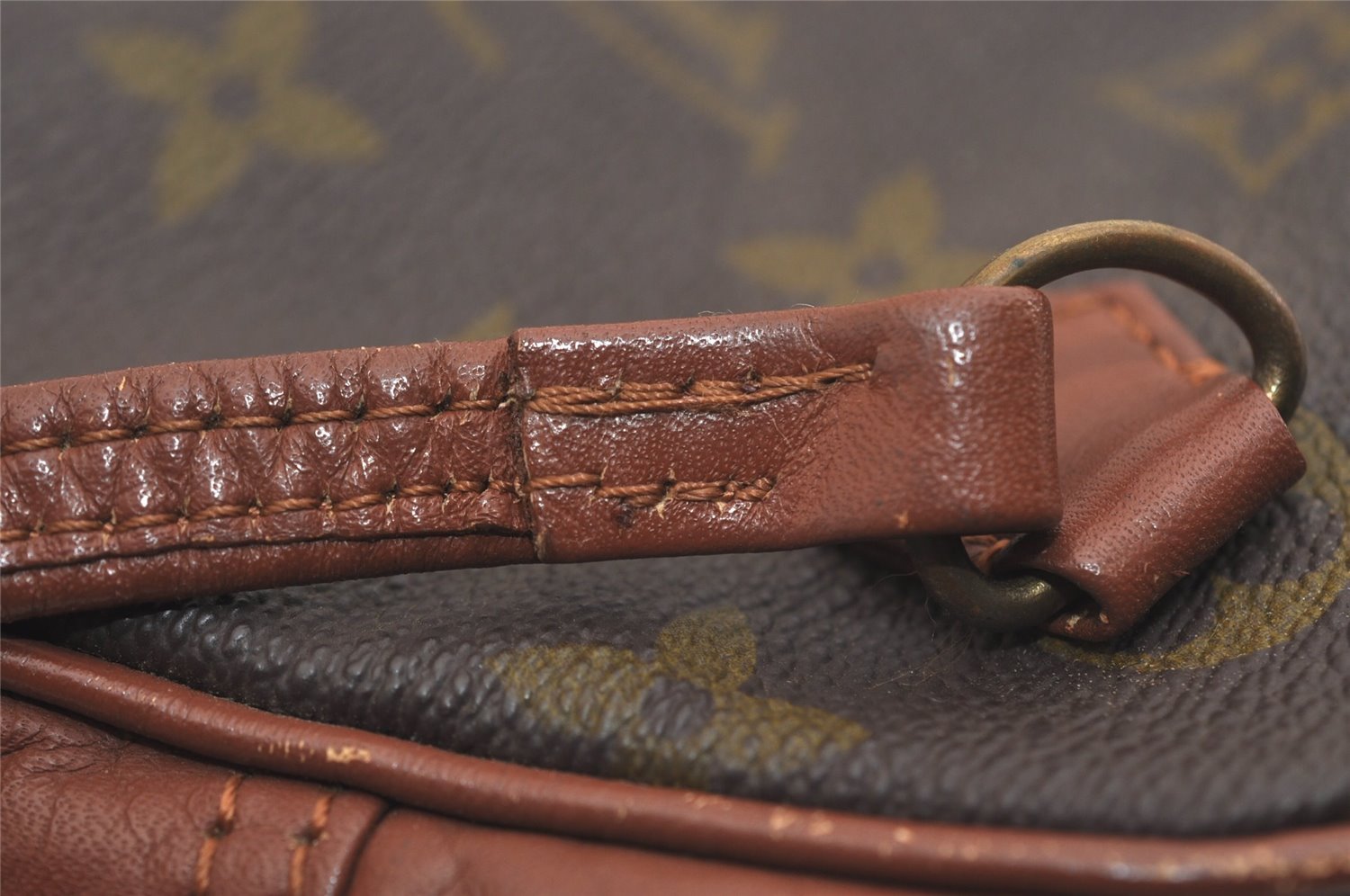 Auth Louis Vuitton Monogram Pochette Sport PM Clutch Hand Bag Old Model LV 4568J