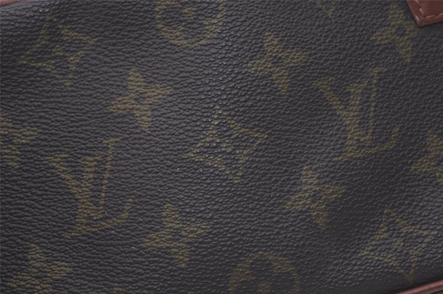 Auth Louis Vuitton Monogram Pochette Sport PM Clutch Hand Bag Old Model LV 4568J