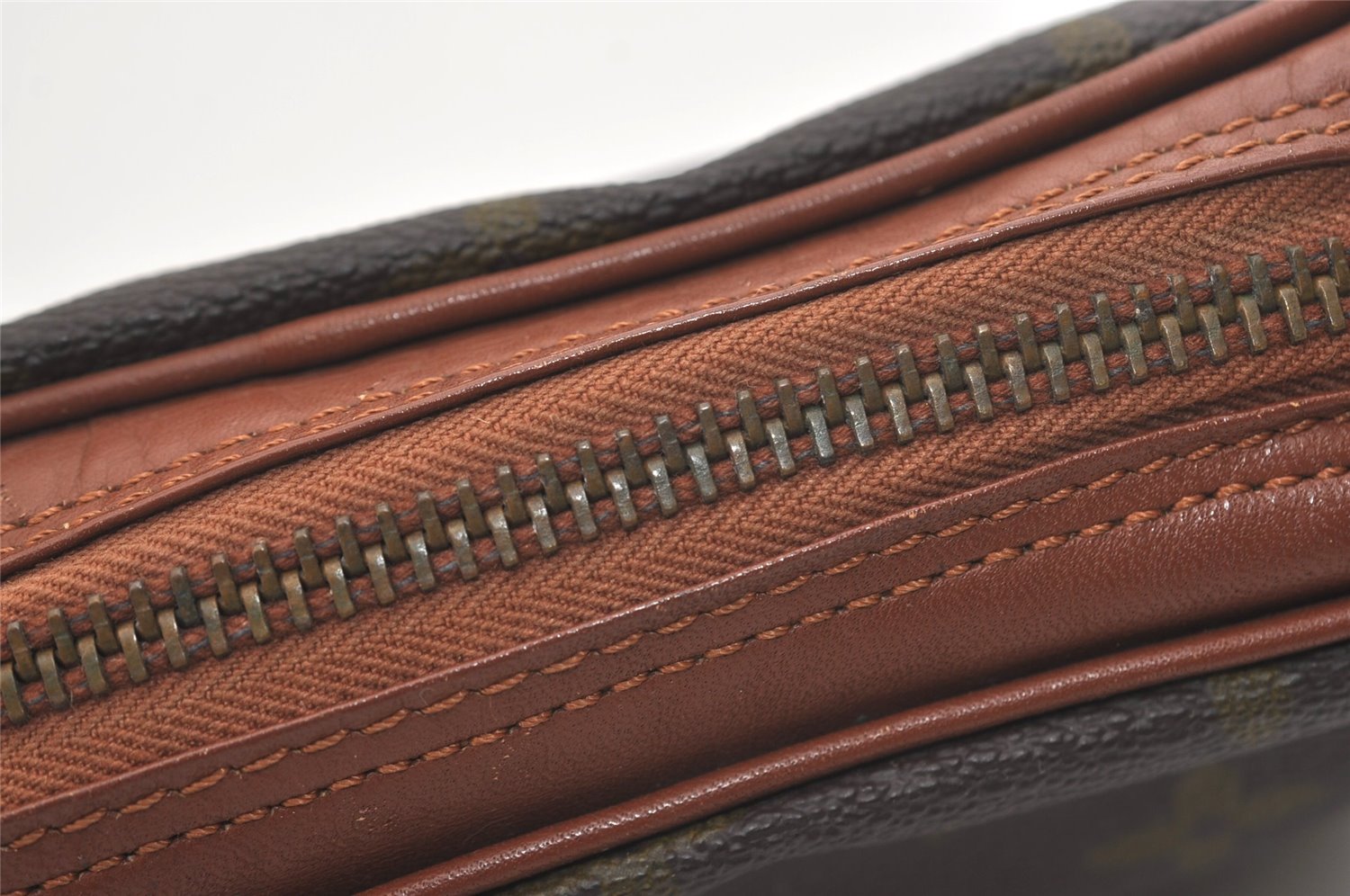 Auth Louis Vuitton Monogram Pochette Sport PM Clutch Hand Bag Old Model LV 4568J