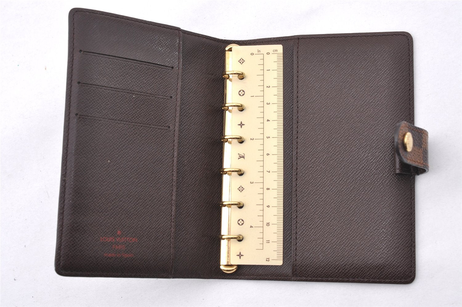 Authentic Louis Vuitton Damier Agenda PM Notebook Cover R20700 LV 4569I