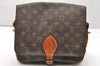 Authentic Louis Vuitton Monogram Cartouchiere GM M51252 Shoulder Cross Bag 4569K