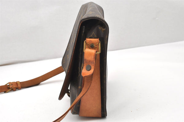 Authentic Louis Vuitton Monogram Cartouchiere GM M51252 Shoulder Cross Bag 4569K