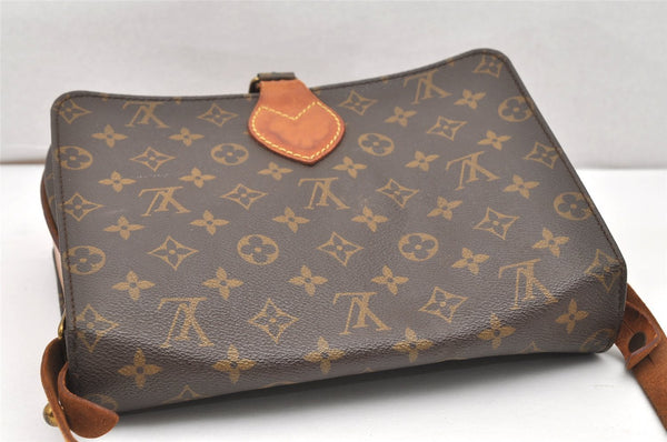 Authentic Louis Vuitton Monogram Cartouchiere GM M51252 Shoulder Cross Bag 4569K