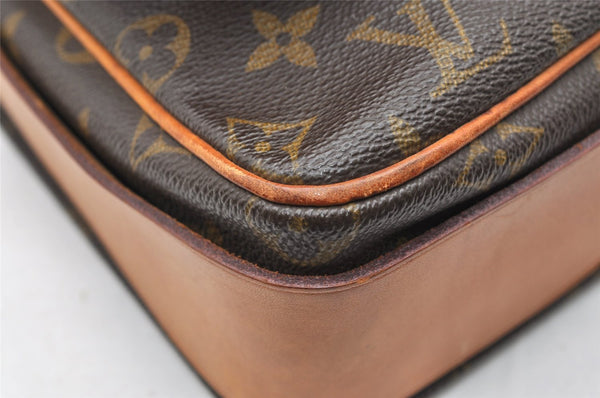 Authentic Louis Vuitton Monogram Cartouchiere GM M51252 Shoulder Cross Bag 4569K