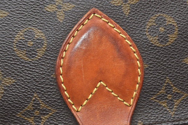 Authentic Louis Vuitton Monogram Cartouchiere GM M51252 Shoulder Cross Bag 4569K
