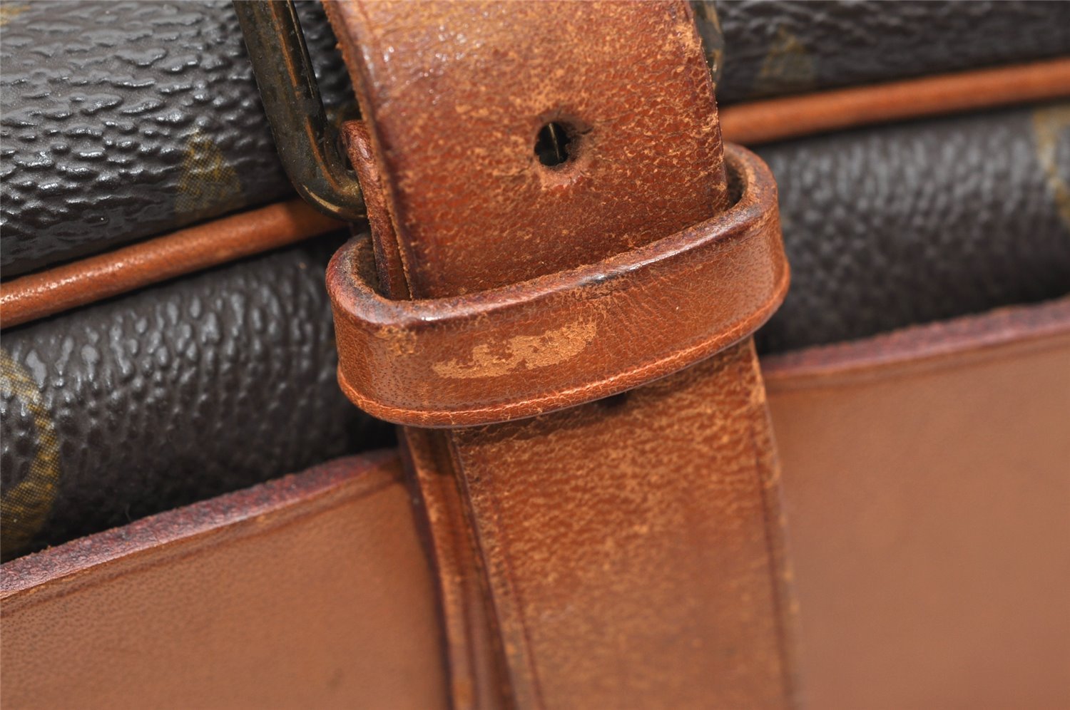 Authentic Louis Vuitton Monogram Cartouchiere GM M51252 Shoulder Cross Bag 4569K