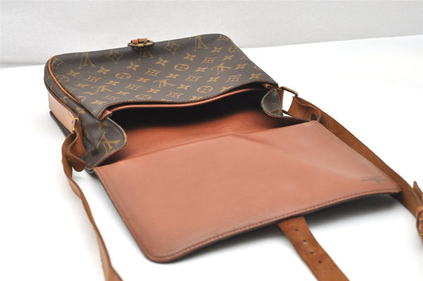 Authentic Louis Vuitton Monogram Cartouchiere GM M51252 Shoulder Cross Bag 4569K