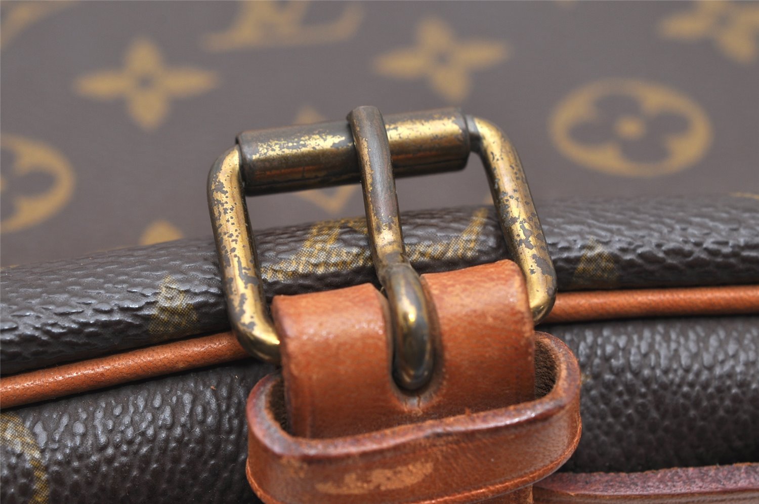 Authentic Louis Vuitton Monogram Cartouchiere GM M51252 Shoulder Cross Bag 4569K