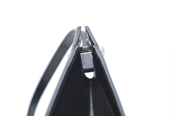 Authentic GUCCI Vintage Shoulder Hand Bag Purse Leather Black 4570H