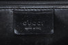 Authentic GUCCI Vintage Shoulder Hand Bag Purse Leather Black 4570H