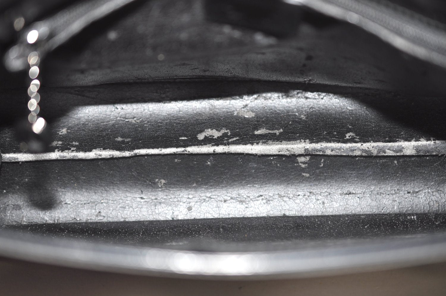 Authentic GUCCI Vintage Shoulder Hand Bag Purse Leather Black 4570H