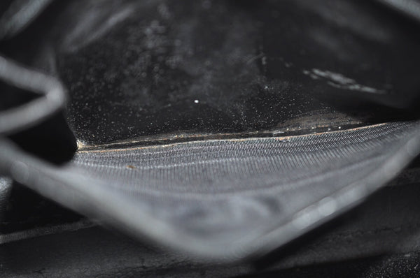 Authentic GUCCI Vintage Shoulder Hand Bag Purse Leather Black 4570H