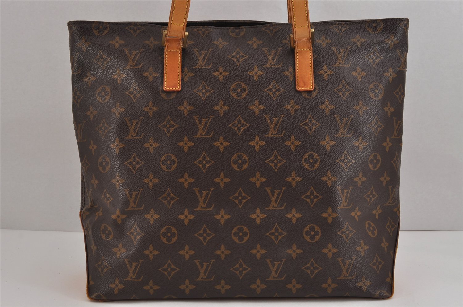 Authentic Louis Vuitton Monogram Cabas Mezzo Shoulder Tote Bag M51151 Junk 4570J