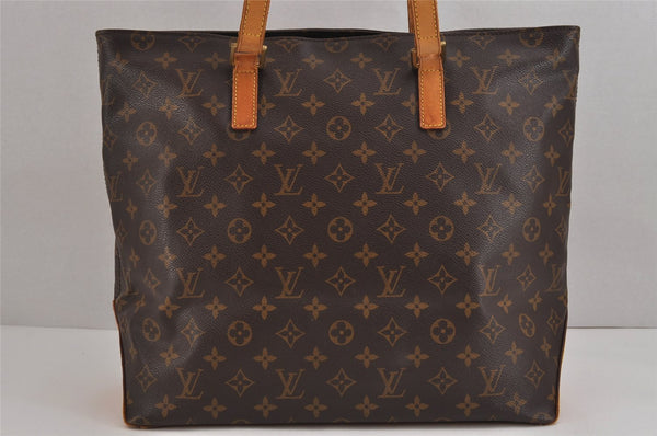 Authentic Louis Vuitton Monogram Cabas Mezzo Shoulder Tote Bag M51151 Junk 4570J