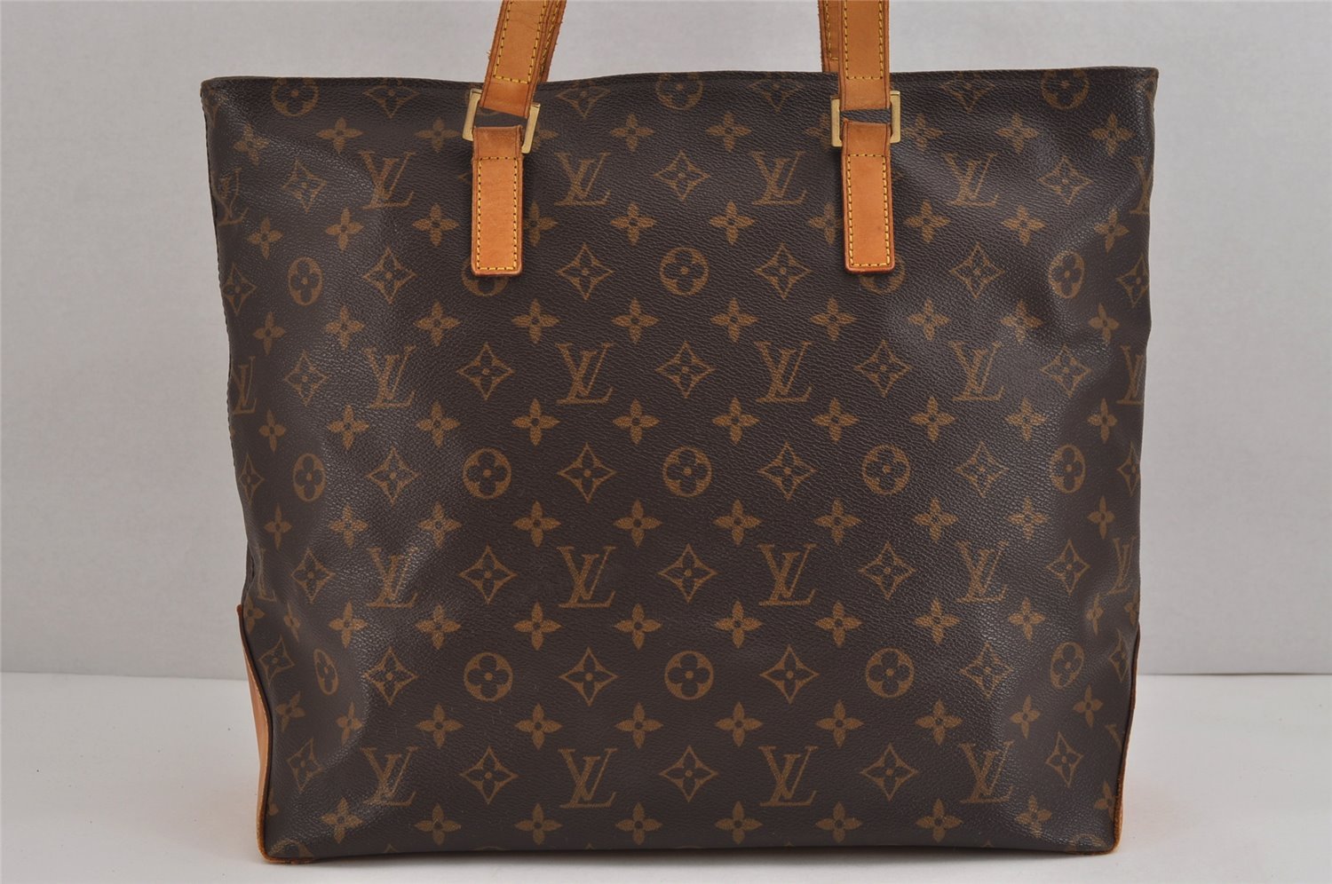 Authentic Louis Vuitton Monogram Cabas Mezzo Shoulder Tote Bag M51151 Junk 4570J