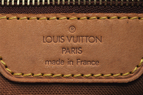 Authentic Louis Vuitton Monogram Cabas Mezzo Shoulder Tote Bag M51151 Junk 4570J
