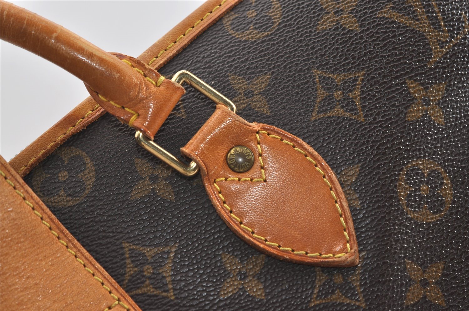 Authentic Louis Vuitton Monogram Rivoli Business Hand Bag M53380 LV Junk 4571J