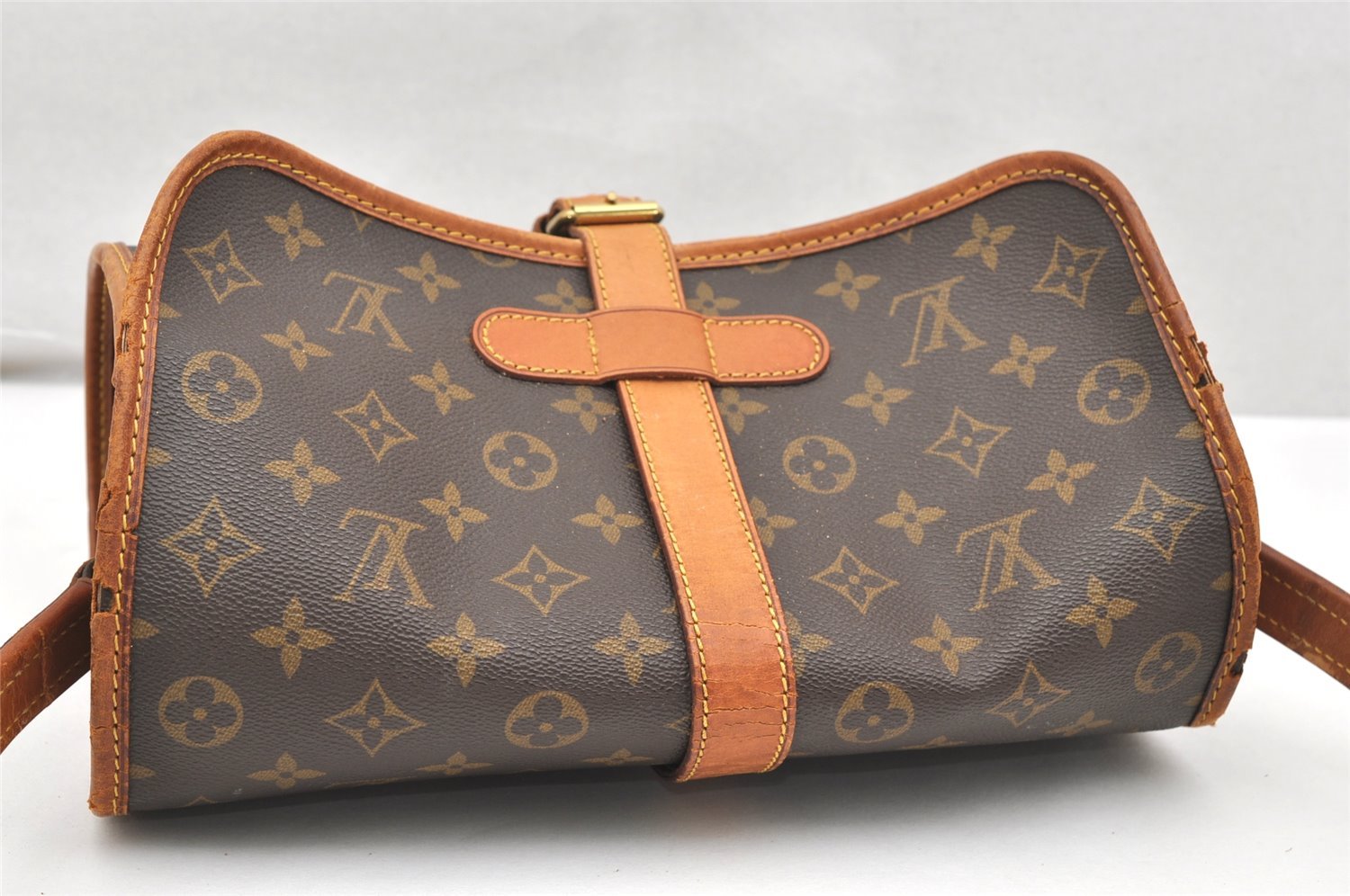 Authentic Louis Vuitton Monogram Marne Shoulder Cross Body Bag M51369 LV 4572K