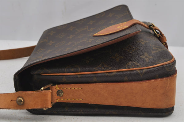 Authentic Louis Vuitton Monogram Cartouchiere GM M51252 Shoulder Cross Bag 4574J
