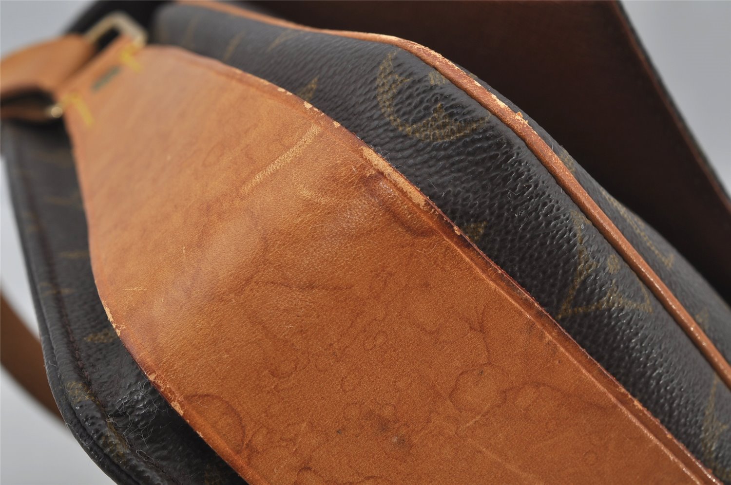 Authentic Louis Vuitton Monogram Cartouchiere GM M51252 Shoulder Cross Bag 4574J