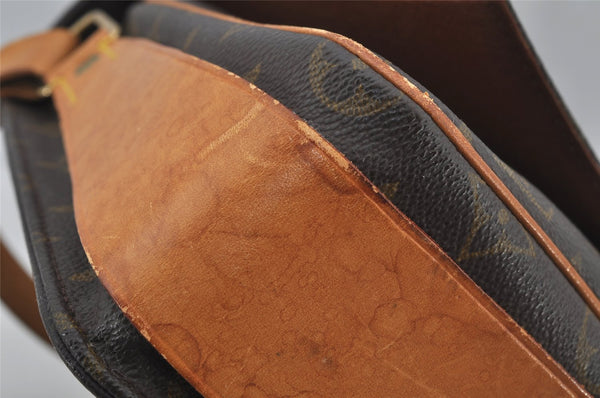 Authentic Louis Vuitton Monogram Cartouchiere GM M51252 Shoulder Cross Bag 4574J