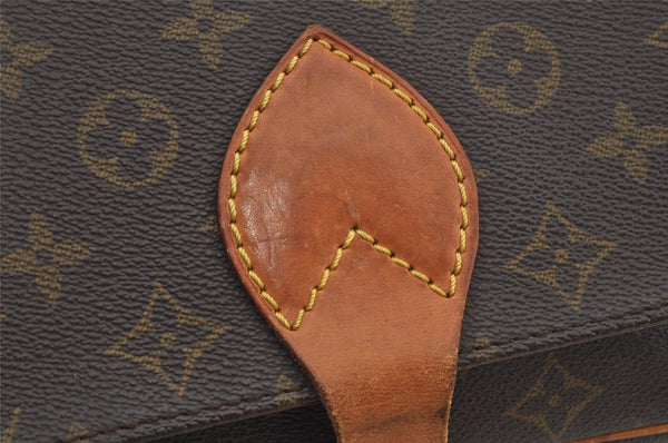 Authentic Louis Vuitton Monogram Cartouchiere GM M51252 Shoulder Cross Bag 4574J