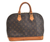 Authentic Louis Vuitton Monogram Alma Hand Bag Purse M51130 LV 4574K
