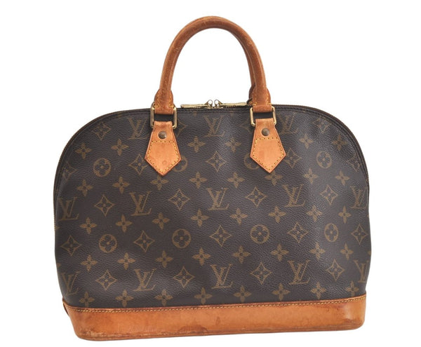 Authentic Louis Vuitton Monogram Alma Hand Bag Purse M51130 LV 4574K