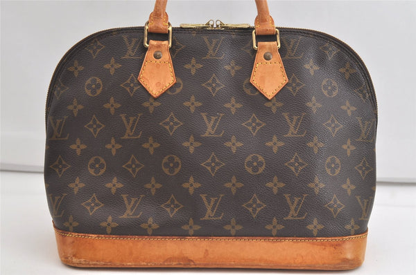 Authentic Louis Vuitton Monogram Alma Hand Bag Purse M51130 LV 4574K