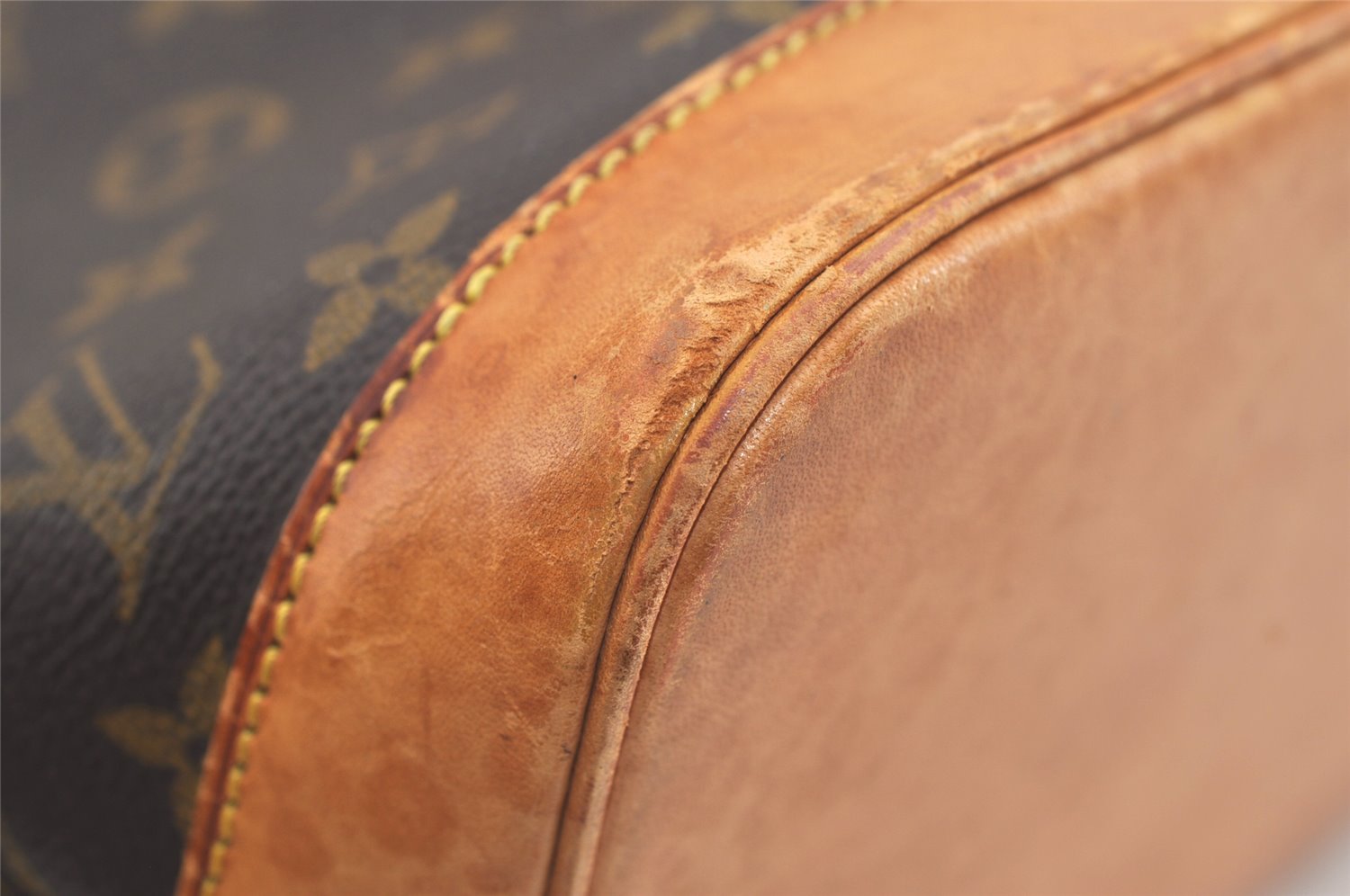 Authentic Louis Vuitton Monogram Alma Hand Bag Purse M51130 LV 4574K