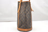 Authentic Louis Vuitton Monogram Bucket GM Shoulder Tote Bag M42236 Junk 4575K