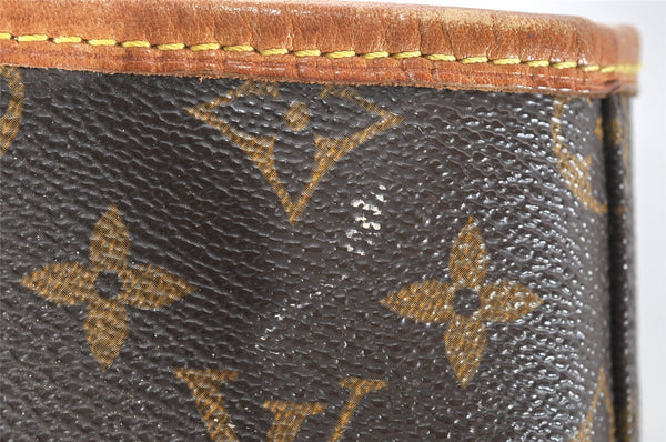 Authentic Louis Vuitton Monogram Bucket GM Shoulder Tote Bag M42236 Junk 4575K