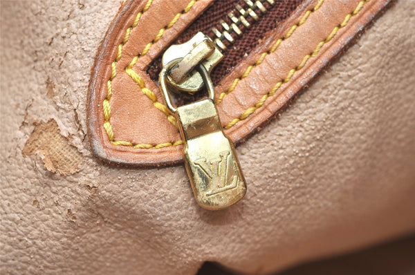 Authentic Louis Vuitton Monogram Bucket GM Shoulder Tote Bag M42236 Junk 4575K