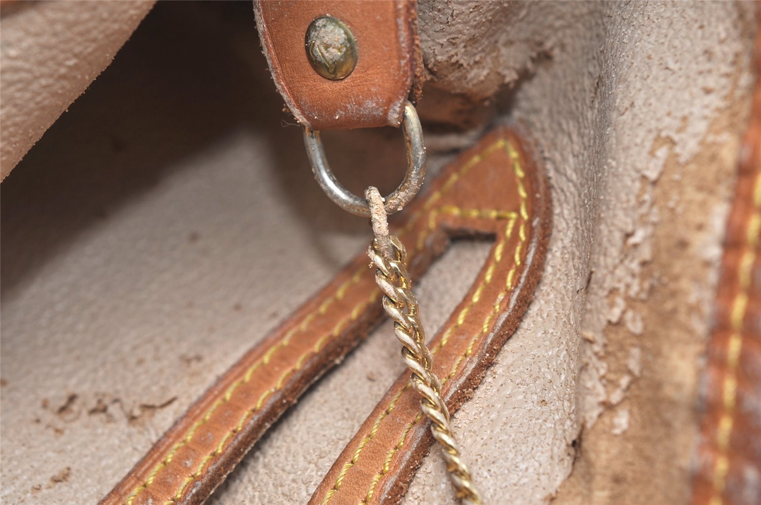 Authentic Louis Vuitton Monogram Bucket GM Shoulder Tote Bag M42236 Junk 4575K