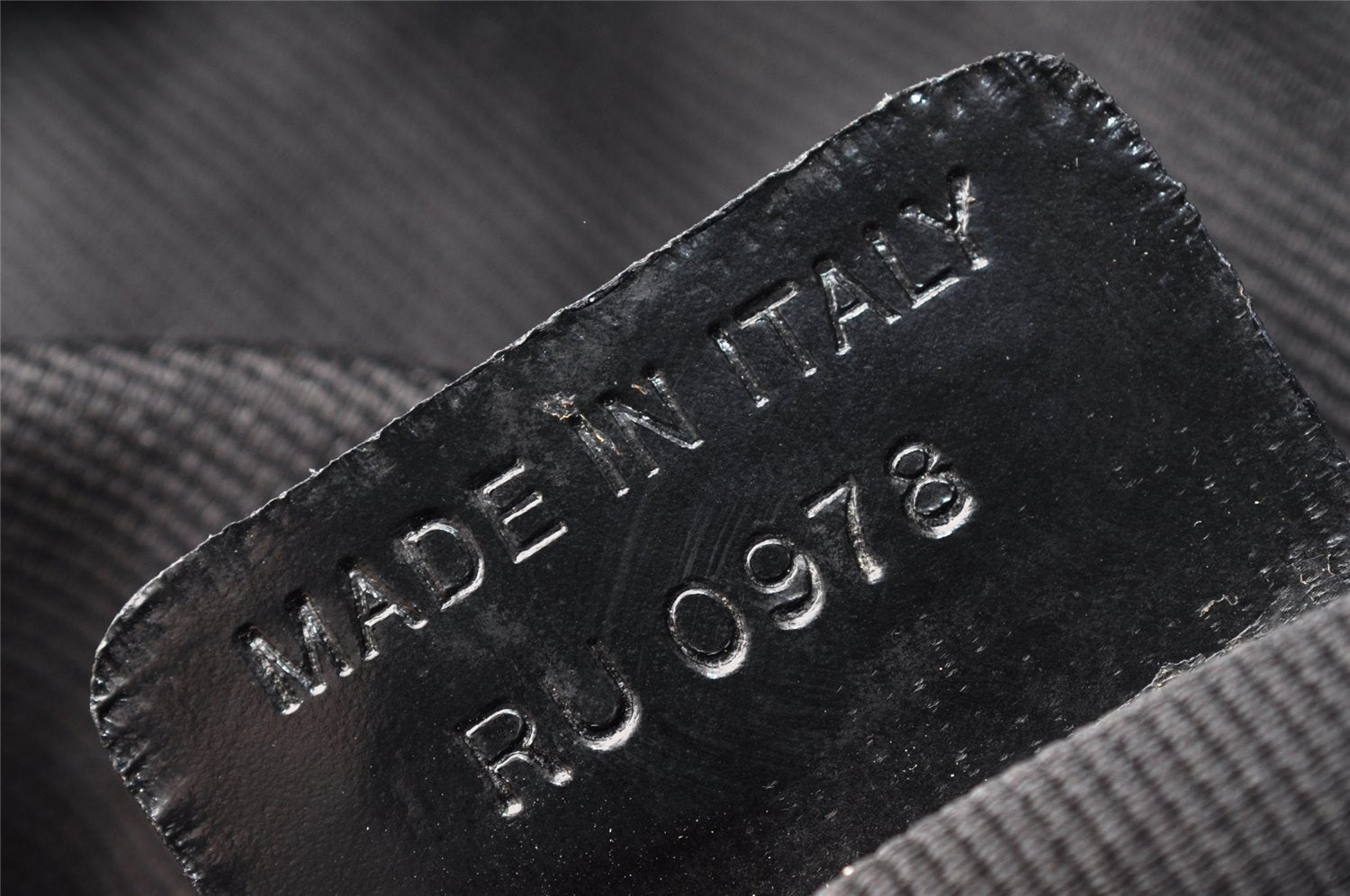 Authentic Christian Dior Trotter Drawstring Backpack Nylon Fur Black 4576I